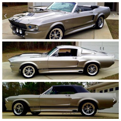 Fiberglass Removable Fastback Roof for Convertible 1967-1968