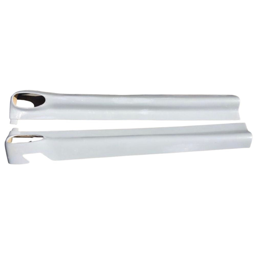 Fiberglass Lower Side Skirts with Exhaust Cut-Outs (Pair) Eleanor