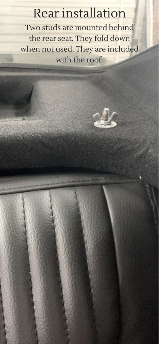 Fiberglass Removable Fastback Roof for Convertible 1967-1968